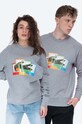 Lacoste cotton sweatshirt SH2183 4JV cotton gray SH2183.4JV