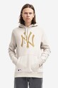 New Era bluza Hoody York Yankees z kapturem beżowy 12033505