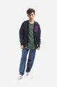 Billionaire Boys Club cotton sweatshirt Heart And Mind Zip Through Hood B22227 navy AA00