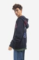 Billionaire Boys Club cotton sweatshirt Heart And Mind Zip Through Hood B22227 navy