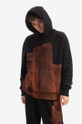 czarny A-COLD-WALL* bluza bawełniana Collage Hoodie Męski