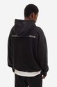 Îmbrăcăminte A-COLD-WALL* hanorac de bumbac Foil Grid Hoodie ACWMW074. negru