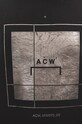 Bavlněná mikina A-COLD-WALL* Foil Grid Crewneck ACWMW075 BLACK ACWMW075. černá