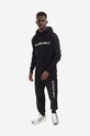 A-COLD-WALL* felpa in cotone Essential Logo Hoodie ACWMW083. nero AA00