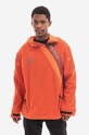 A-COLD-WALL* bluză Axis Fleece cu modele portocaliu ACWMO103.