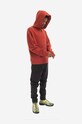 A-COLD-WALL* bluza bawełniana Overdye Hoodie ACWMW076. czerwony AA00