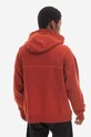 Odzież A-COLD-WALL* bluza bawełniana Overdye Hoodie ACWMW076. czerwony