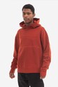 A-COLD-WALL* cotton sweatshirt Overdye Hoodie ACWMW076. red