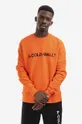 orange A-COLD-WALL* cotton sweatshirt Essential Logo Crewneck Men’s