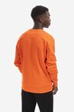 Oblečenie Bavlnená mikina A-COLD-WALL* Essential Logo Crewneck ACWMW082. oranžová