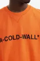 oranžová Bavlněná mikina A-COLD-WALL* Essential Logo Crewneck