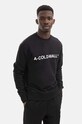 A-COLD-WALL* bluza bawełniana Essential Logo Crewneck ACWMW082. czarny