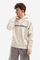 Βαμβακερή μπλούζα A-COLD-WALL* Essential Logo Hoodie στάμπα μπεζ ACWMW057.