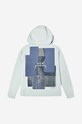 A-COLD-WALL* bluza bawełniana Brutalist Zip Hoodie ACWMW073. szary