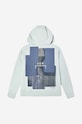 A-COLD-WALL* bluza bawełniana Brutalist Zip Hoodie ACWMW073. szary