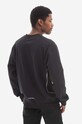 Oblečenie Bavlnená mikina A-COLD-WALL* Polygon Technical Crewneck ACWMW079 BLACK ACWMW079. čierna