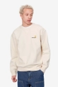 beżowy Carhartt WIP bluza American Script Sweat Męski