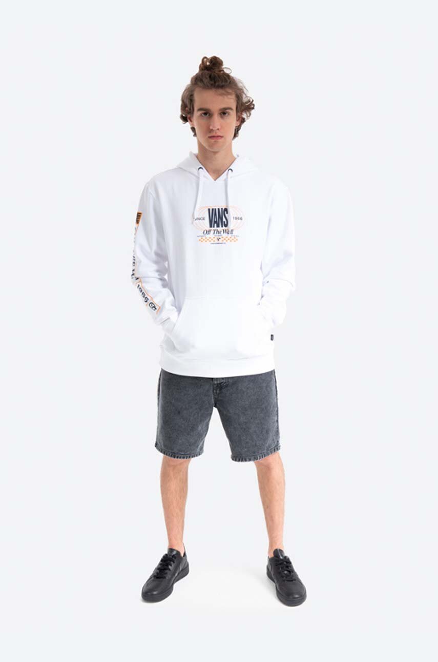 Vans cotton sweatshirt Frequency white