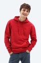 Bavlněná mikina Vans Anaheim Archive V hladký červená VN0A54AG14A