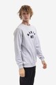 Makia cotton sweatshirt applique gray M41089