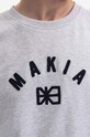 Makia cotton sweatshirt gray M41089