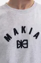 γκρί Βαμβακερή μπλούζα Makia