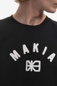 black Makia cotton sweatshirt