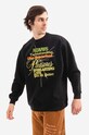 Mikina PLEASURES Faith Crewneck potisk černá P21W027