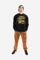 PLEASURES bluza Faith Crewneck P21W027 czarny AA00