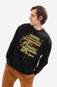Mikina PLEASURES Faith Crewneck P21W027 černá