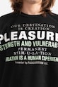 PLEASURES sweatshirt black P22SP017