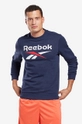 námořnická modř Mikina Reebok Ri Ft Bl Crew Pánský