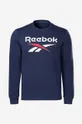 Reebok sweatshirt Ri Ft Bl Crew  80% Cotton, 20% Recycled polyester
