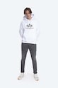 Alpha Industries sweatshirt Basic OS Hoody 116334.09 white AA00