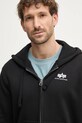 Кофта Alpha Industries Basic Zip Hoody SL чёрный 118342.03
