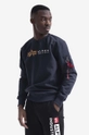 navy Alpha Industries sweatshirt Alpha Industries Alpha Label 118312 07 Men’s