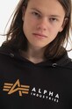 Dukserica Alpha Industries Alpha Label Hoody crna 118331.03