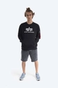 Кофта Alpha Industries Bluza Alpha Industries 3D Logo Sweater 128302 03 чорний