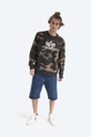 Alpha Industries bluză Sweter Alpha Industries Basic Camo 178302C 408 maro