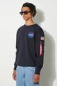 Mikina Alpha Industries 178307 07 Space Shuttle Sweater námořnická modř 178307.07