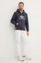 Alpha Industries felpa Basic Hoody blu navy