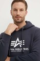 Mikina Alpha Industries Basic Hoody námořnická modř 178312.02