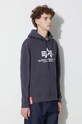 Суичър Alpha Industries Basic Hoody тъмносин 178312.02