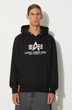 Μπλούζα Alpha Industries 178312.03 μαύρο AW24