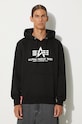 Alpha Industries sweatshirt Basic Hoody 178312.03 black AW24