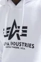 bílá Mikina Alpha Industries