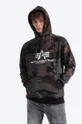 зелёный Кофта Alpha Industries Мужской