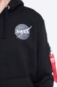 Alpha Industries bluză Space Shuttle Hoody negru 178317.03