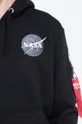 black Alpha Industries sweatshirt Space Shuttle Hoody