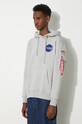 Mikina Alpha Industries Space Shuttle Hoody sivá 178317.17